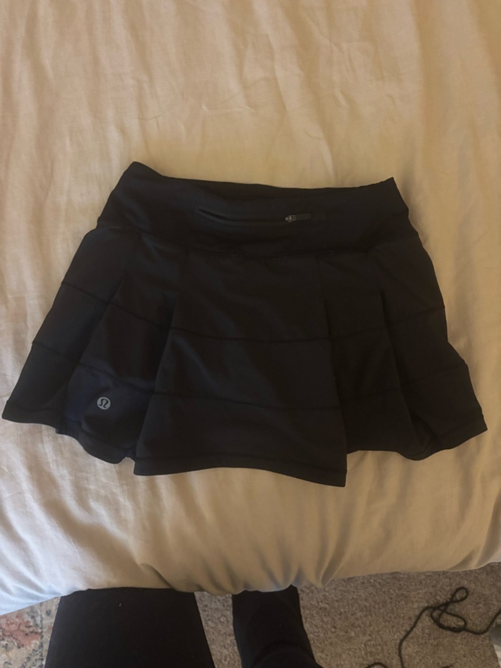 lululemon athletica Black Circle Skirt with Built-In Shorts
